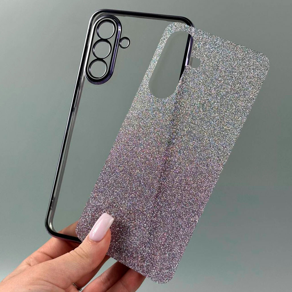 Чохол (накладка) Xiaomi Redmi 13 / Redmi Note 13R, Ombre Glitter Chrome, Black Chrome, Чорний - № 2 Чохол (накладка) Xiaomi Redmi 13 / Redmi Note 13R, Ombre Glitter Chrome, Black Chrome, Чорний - № 2