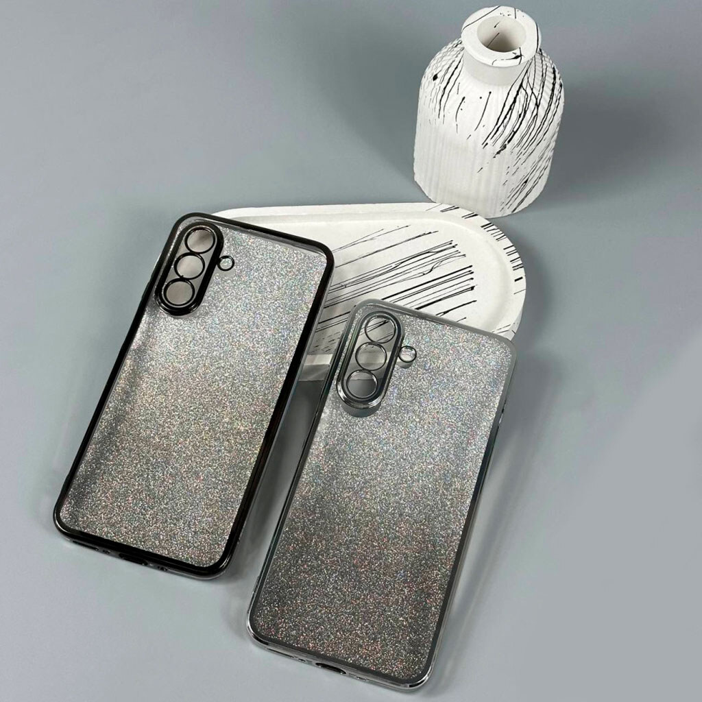 Чохол (накладка) Xiaomi Redmi 13 / Redmi Note 13R, Ombre Glitter Chrome, Black Chrome, Чорний - № 4 Чохол (накладка) Xiaomi Redmi 13 / Redmi Note 13R, Ombre Glitter Chrome, Black Chrome, Чорний - № 4
