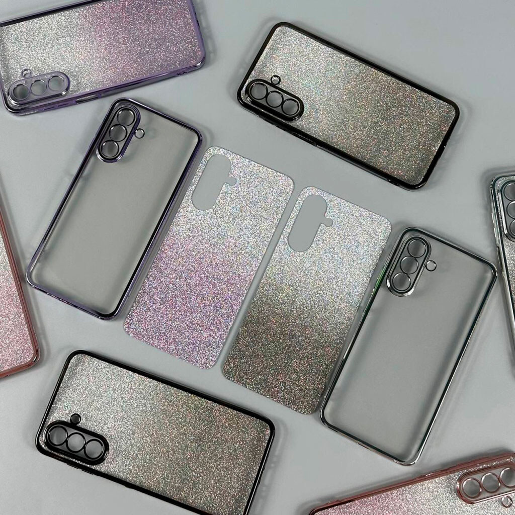 Чохол (накладка) Xiaomi Redmi 13 / Redmi Note 13R, Ombre Glitter Chrome, Black Chrome, Чорний - № 6 Чохол (накладка) Xiaomi Redmi 13 / Redmi Note 13R, Ombre Glitter Chrome, Black Chrome, Чорний - № 6