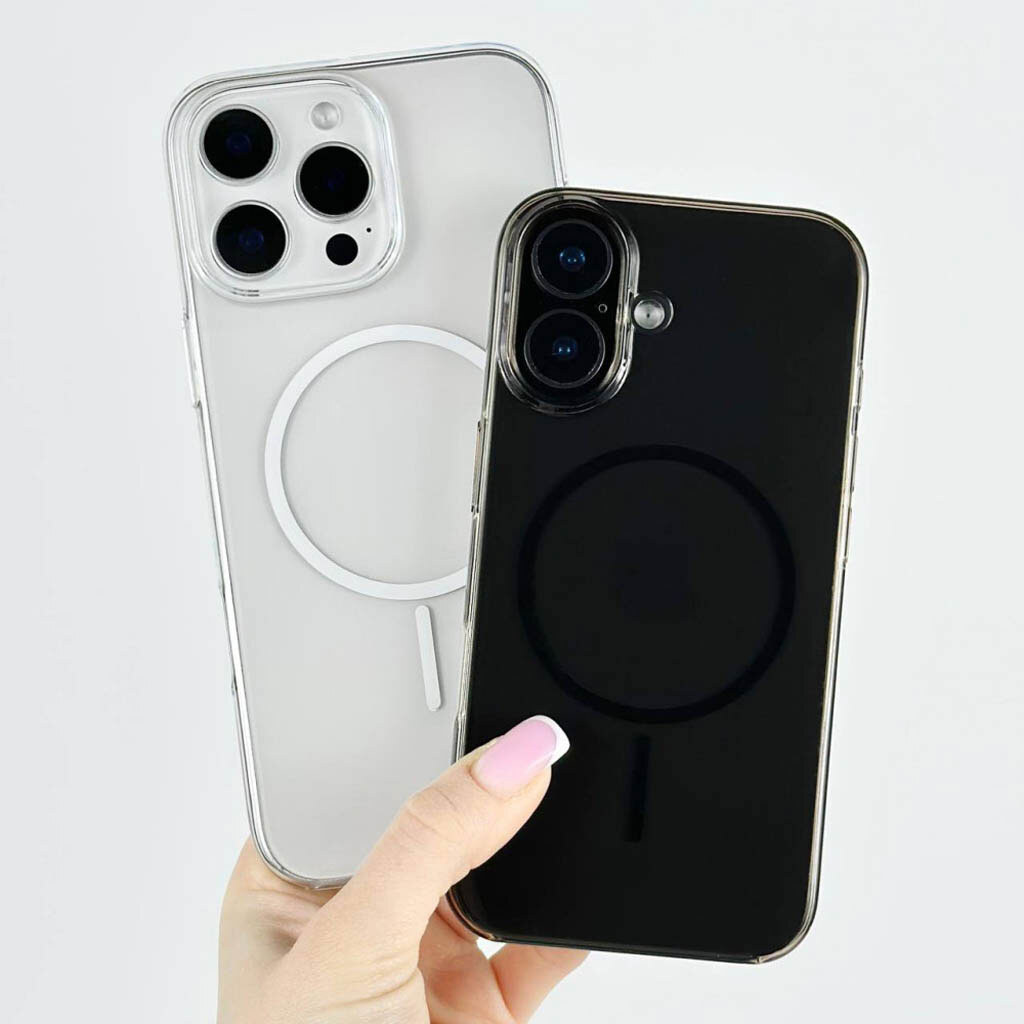 Чехол (накладка) Apple iPhone 17 Pro Max, Air Beats Glossy, MagSafe, Прозрачный - № 3 Чехол (накладка) Apple iPhone 17 Pro Max, Air Beats Glossy, MagSafe, Прозрачный - № 3