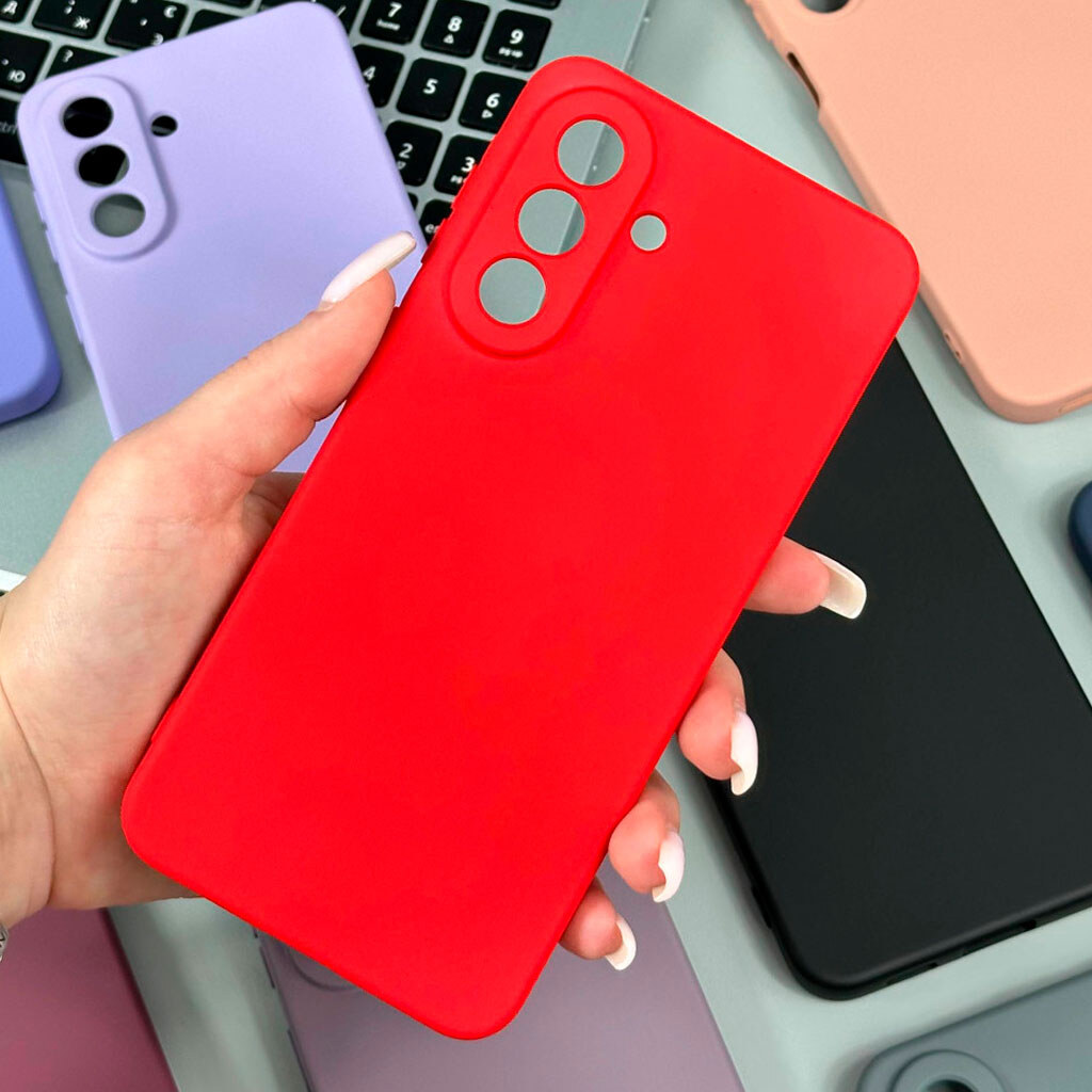Чехол (накладка) Samsung A276 Galaxy A27, Original Soft Case, Красный - № 4 Чехол (накладка) Samsung A276 Galaxy A27, Original Soft Case, Красный - № 4