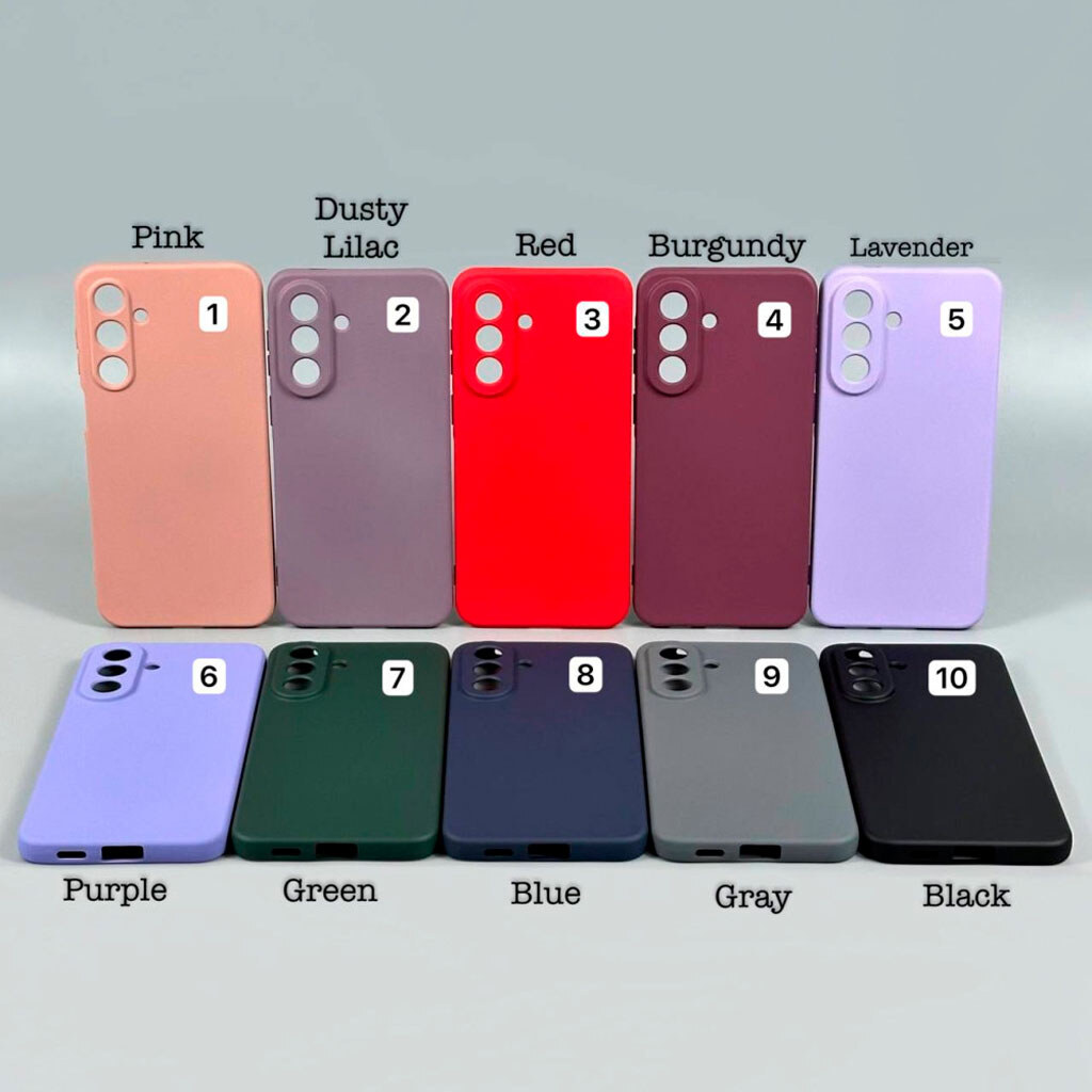 Чехол (накладка) Samsung A276 Galaxy A27, Original Soft Case, Красный - № 8 Чехол (накладка) Samsung A276 Galaxy A27, Original Soft Case, Красный - № 8