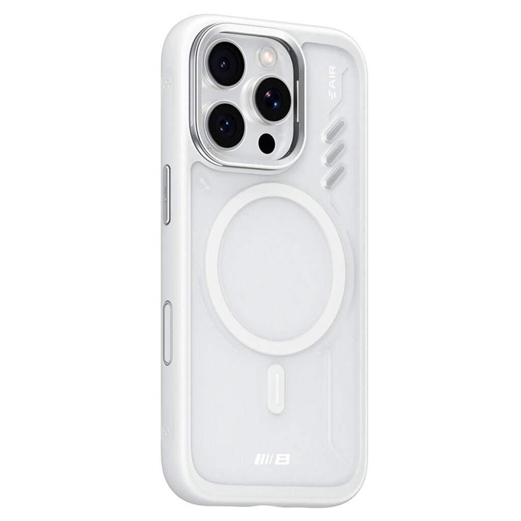 Чохол (накладка) Apple iPhone 16 Pro Max, Blueo Frosted Heat Dissipation Stand, MagSafe, Білий - № 1 Чохол (накладка) Apple iPhone 16 Pro Max, Blueo Frosted Heat Dissipation Stand, MagSafe, Білий - № 1