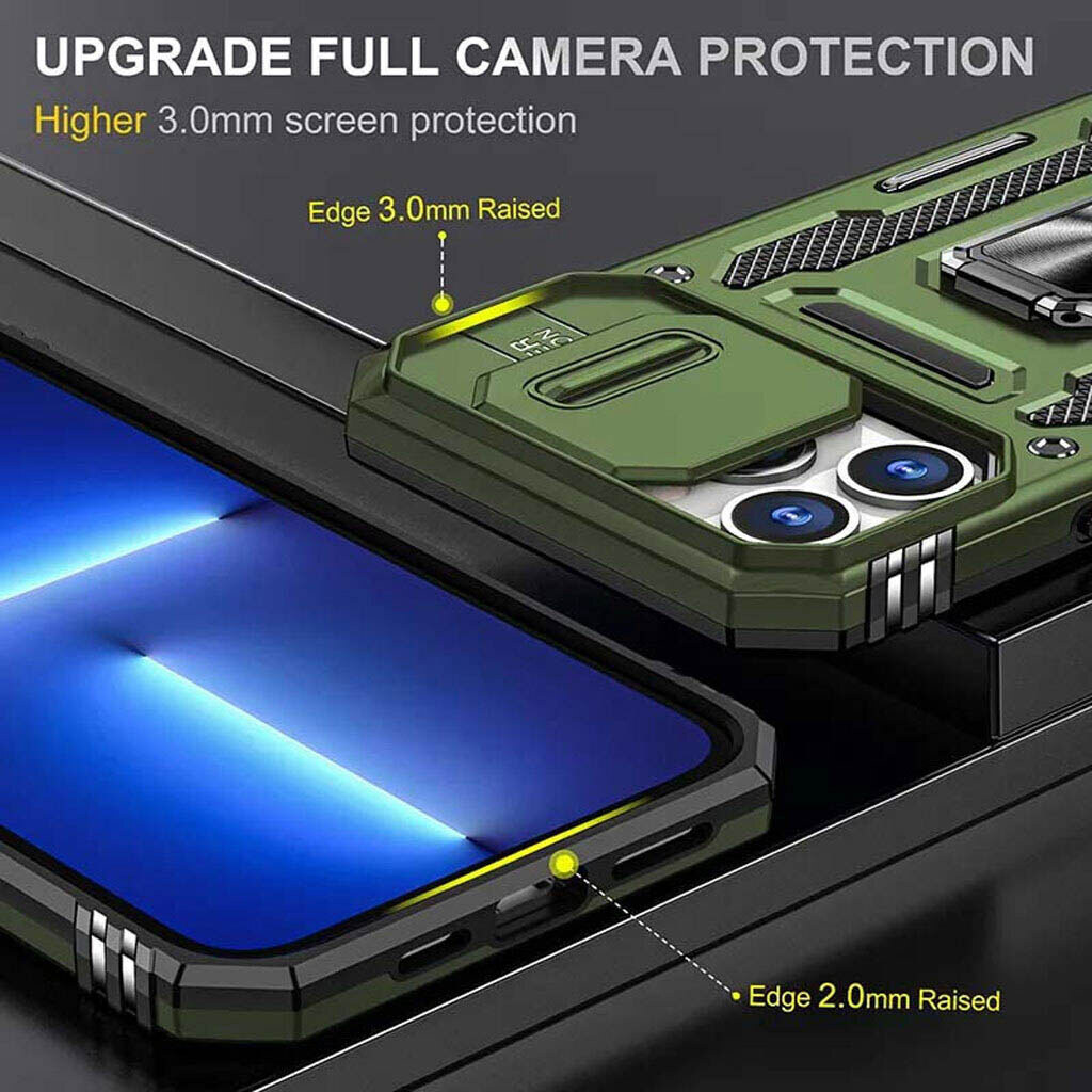 Чехол (накладка) Samsung A276 Galaxy A27, Epik Camshield Army Ring, Army Green, Оливковый - № 5 Чехол (накладка) Samsung A276 Galaxy A27, Epik Camshield Army Ring, Army Green, Оливковый - № 5