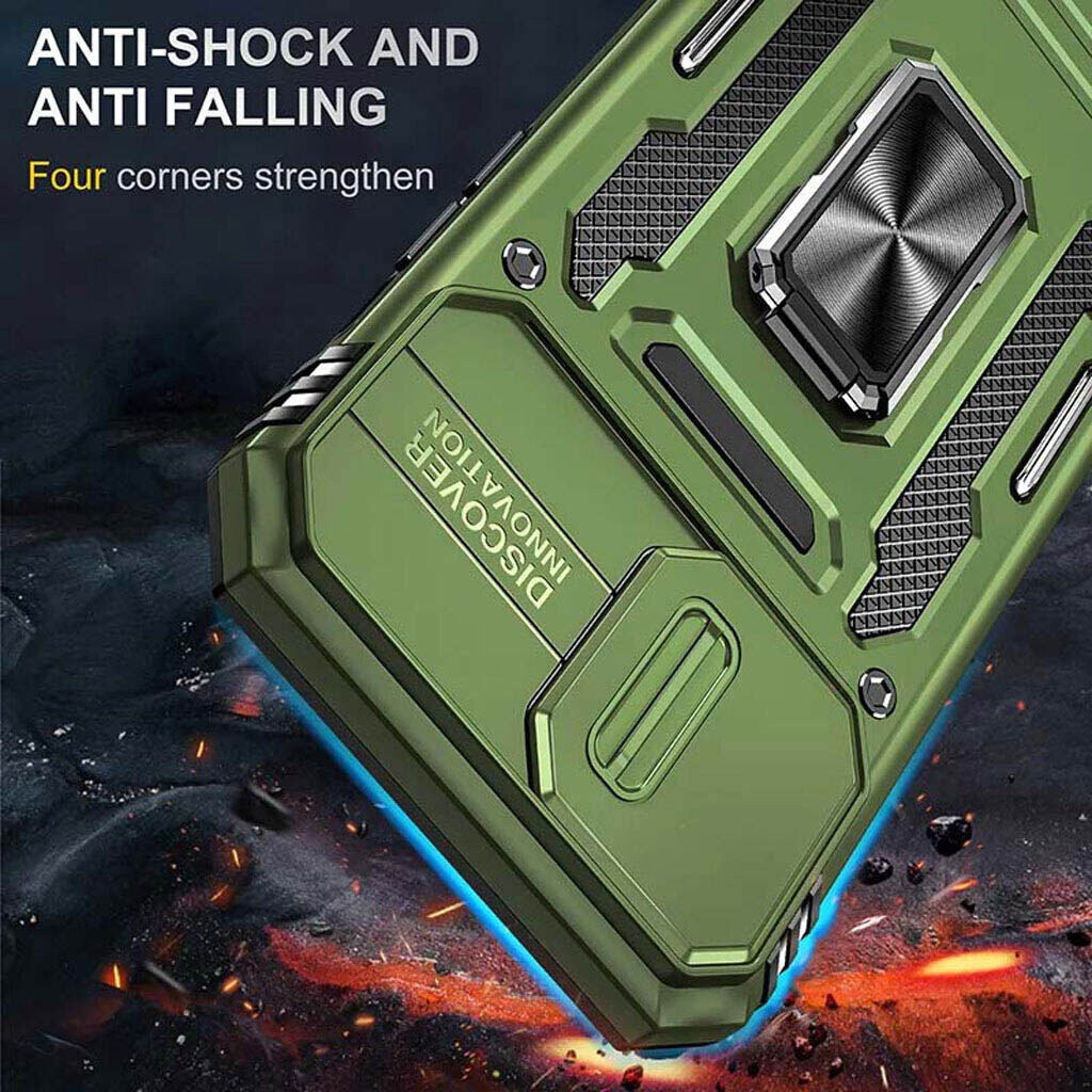 Чехол (накладка) Samsung A276 Galaxy A27, Epik Camshield Army Ring, Army Green, Оливковый - № 7 Чехол (накладка) Samsung A276 Galaxy A27, Epik Camshield Army Ring, Army Green, Оливковый - № 7