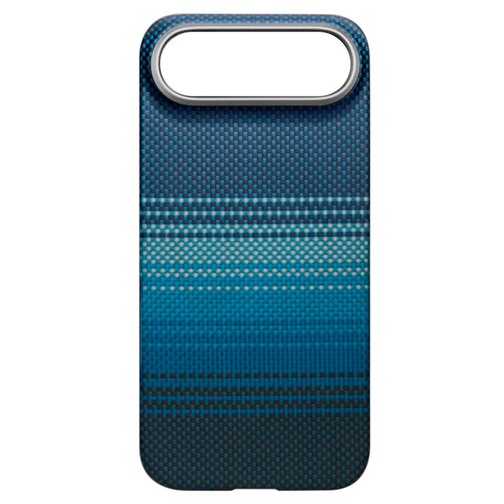 Чехол (накладка) Apple iPhone 17 Air, Carbon Style, MagSafe, Синий - № 1 Чехол (накладка) Apple iPhone 17 Air, Carbon Style, MagSafe, Синий - № 1