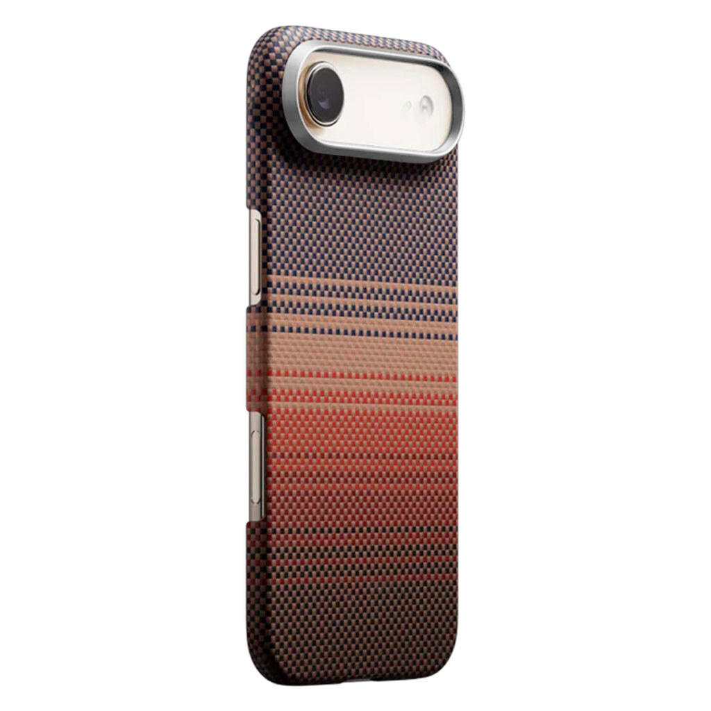 Чохол (накладка) Apple iPhone 17 Air, Carbon Style, MagSafe, Червоний - № 2 Чохол (накладка) Apple iPhone 17 Air, Carbon Style, MagSafe, Червоний - № 2