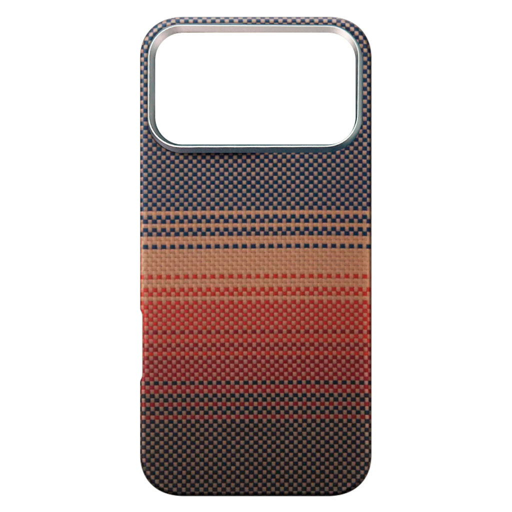 Чохол (накладка) Apple iPhone 17 Pro, Carbon Style, MagSafe, Червоний - № 1 Чохол (накладка) Apple iPhone 17 Pro, Carbon Style, MagSafe, Червоний - № 1