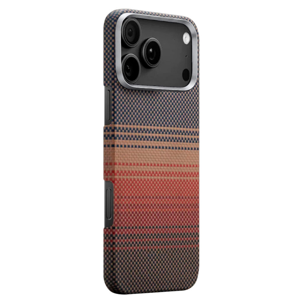 Чохол (накладка) Apple iPhone 17 Pro, Carbon Style, MagSafe, Червоний - № 2 Чохол (накладка) Apple iPhone 17 Pro, Carbon Style, MagSafe, Червоний - № 2