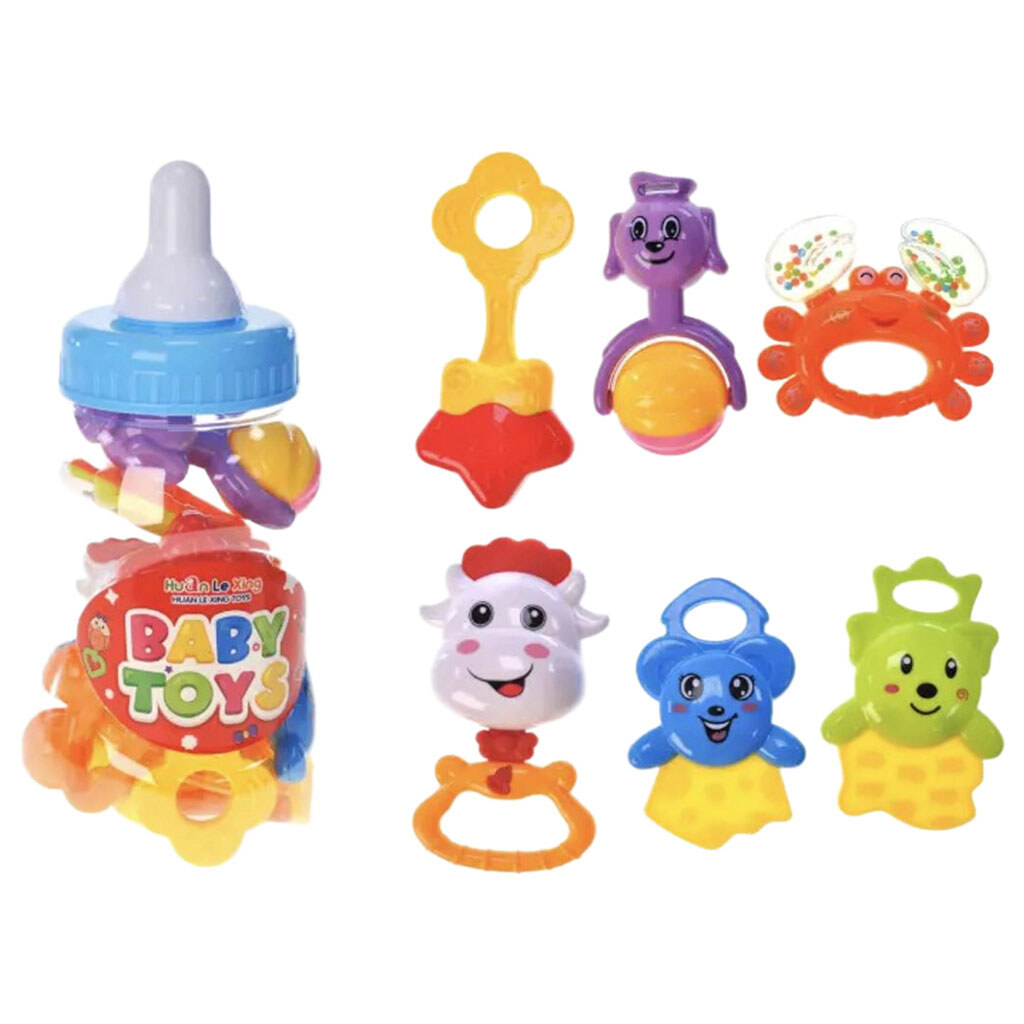 Набор погремушек в колбе, Huan Le Xing Toys - № 1 Набор погремушек в колбе, Huan Le Xing Toys - № 1