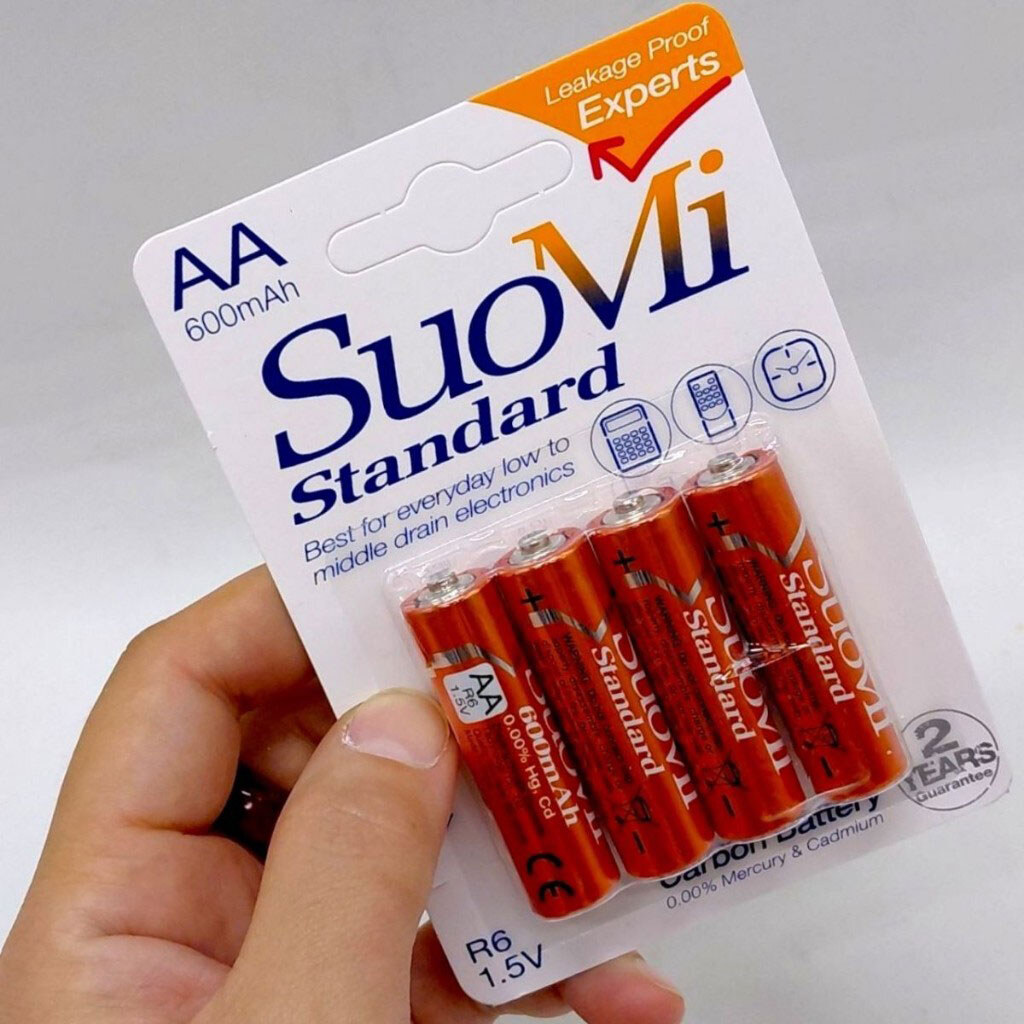 Батарейки "SuoMi", пальчикові, АА, 1,5V, 4 шт. - № 2 Батарейки "SuoMi", пальчикові, АА, 1,5V, 4 шт. - № 2