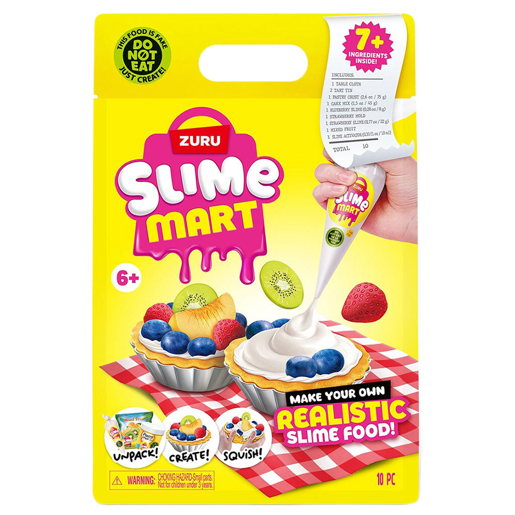 Ігровий набір зі слаймами серії "Shopping Bag: ФРУКТОВИЙ ТАРТ", Slime Mart - № 7 Ігровий набір зі слаймами серії "Shopping Bag: ФРУКТОВИЙ ТАРТ", Slime Mart - № 7
