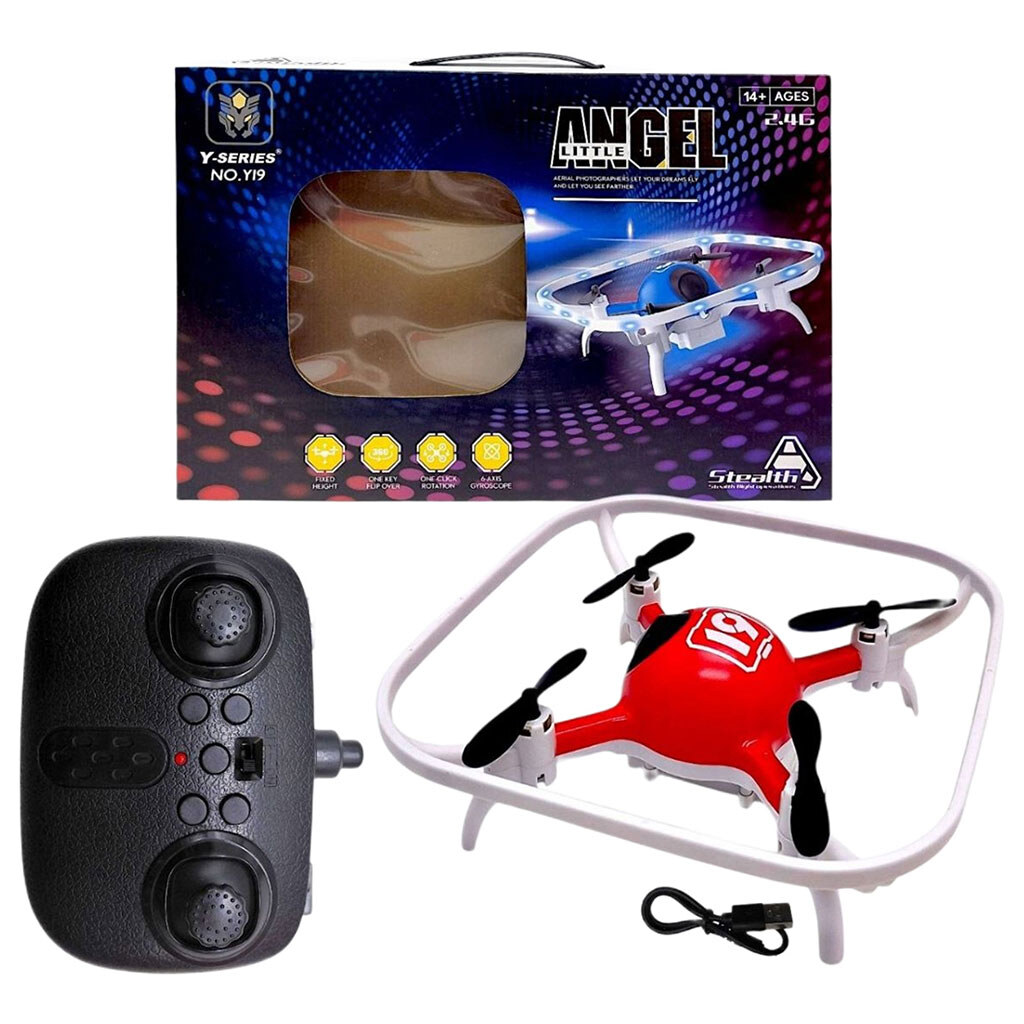 Квадрокоптер, съемный аккумулятор 3.7V, пульт 2.4 GHz, USB-кабель, headless mode, цветная подсветка, Mic - № 2 Квадрокоптер, съемный аккумулятор 3.7V, пульт 2.4 GHz, USB-кабель, headless mode, цветная подсветка, Mic - № 2