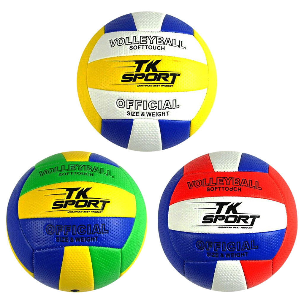 Мяч волейбольный, 280-300 граммов, мягкий PVC, Tk Sport - № 2 Мяч волейбольный, 280-300 граммов, мягкий PVC, Tk Sport - № 2