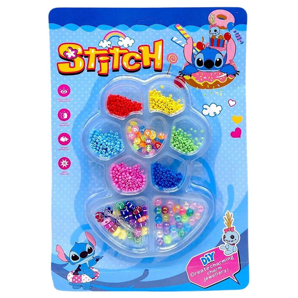 Набір бісеру, ліска, на листі, Star Toys - № 1 Набір бісеру, ліска, на листі, Star Toys - № 1