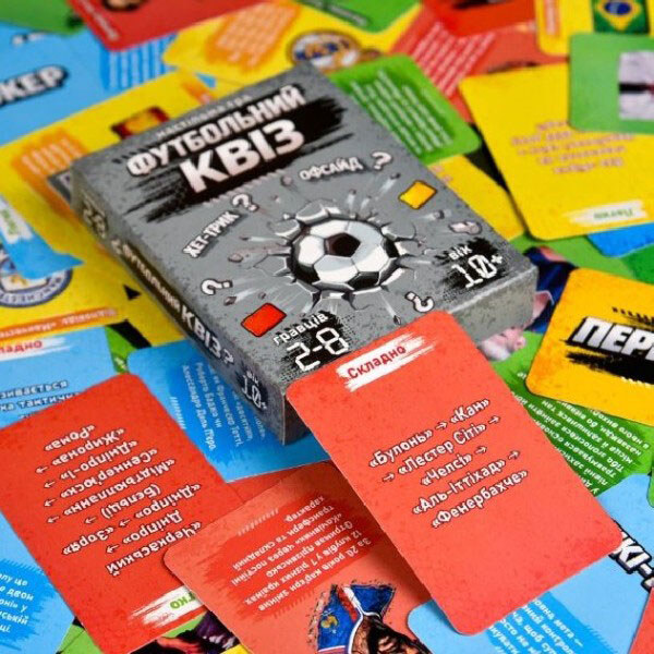 Настольная игра "Футбольный Квиз", укр., Strateg - № 8 Настольная игра "Футбольный Квиз", укр., Strateg - № 8