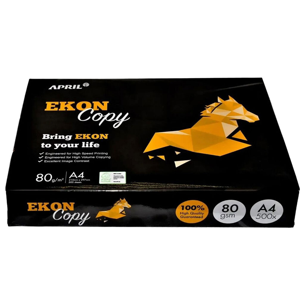 Бумага "EKON COPY", А4, 80г/м2, 500 л. - № 4 Бумага "EKON COPY", А4, 80г/м2, 500 л. - № 4
