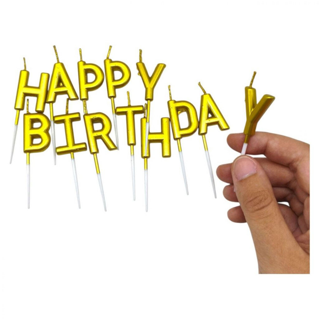 Свічки для торта "Напис - Happy Birthday", Mic - № 2 Свічки для торта "Напис - Happy Birthday", Mic - № 2