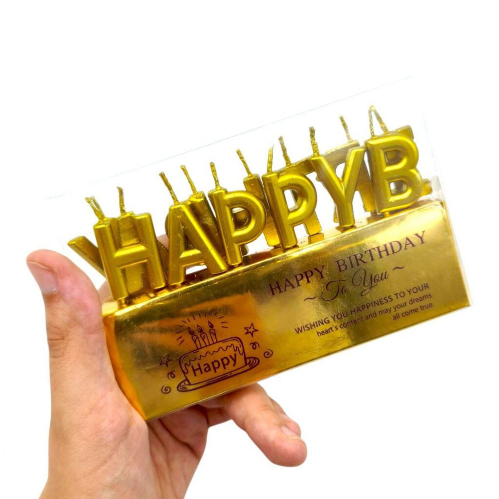 Свічки для торта "Напис - Happy Birthday", Mic - № 3 Свічки для торта "Напис - Happy Birthday", Mic - № 3