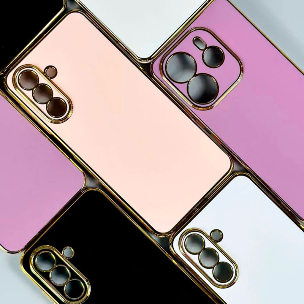 Чохол (накладка) Samsung S928 Galaxy S24 Ultra, Golden Line Separate Camera, Білий - № 7 Чохол (накладка) Samsung S928 Galaxy S24 Ultra, Golden Line Separate Camera, Білий - № 7