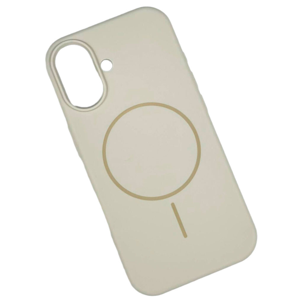 Чехол (накладка) Apple iPhone 17, Air Beats, MagSafe, Ванильный - № 1 Чехол (накладка) Apple iPhone 17, Air Beats, MagSafe, Ванильный - № 1