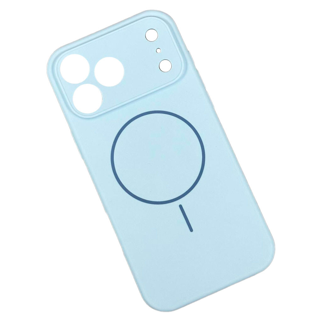 Чохол (накладка) Apple iPhone 17, Air Beats Full Camera, Sky Blue, MagSafe, Блакитний - № 1 Чохол (накладка) Apple iPhone 17, Air Beats Full Camera, Sky Blue, MagSafe, Блакитний - № 1