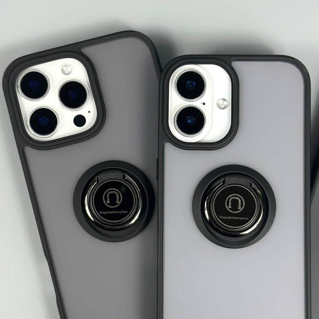 Чехол (накладка) Xiaomi Redmi 10 Pro Max / Redmi Note 10 Pro, TOTU Ring Series Matte Magnet, Черный - № 6 Чехол (накладка) Xiaomi Redmi 10 Pro Max / Redmi Note 10 Pro, TOTU Ring Series Matte Magnet, Черный - № 6