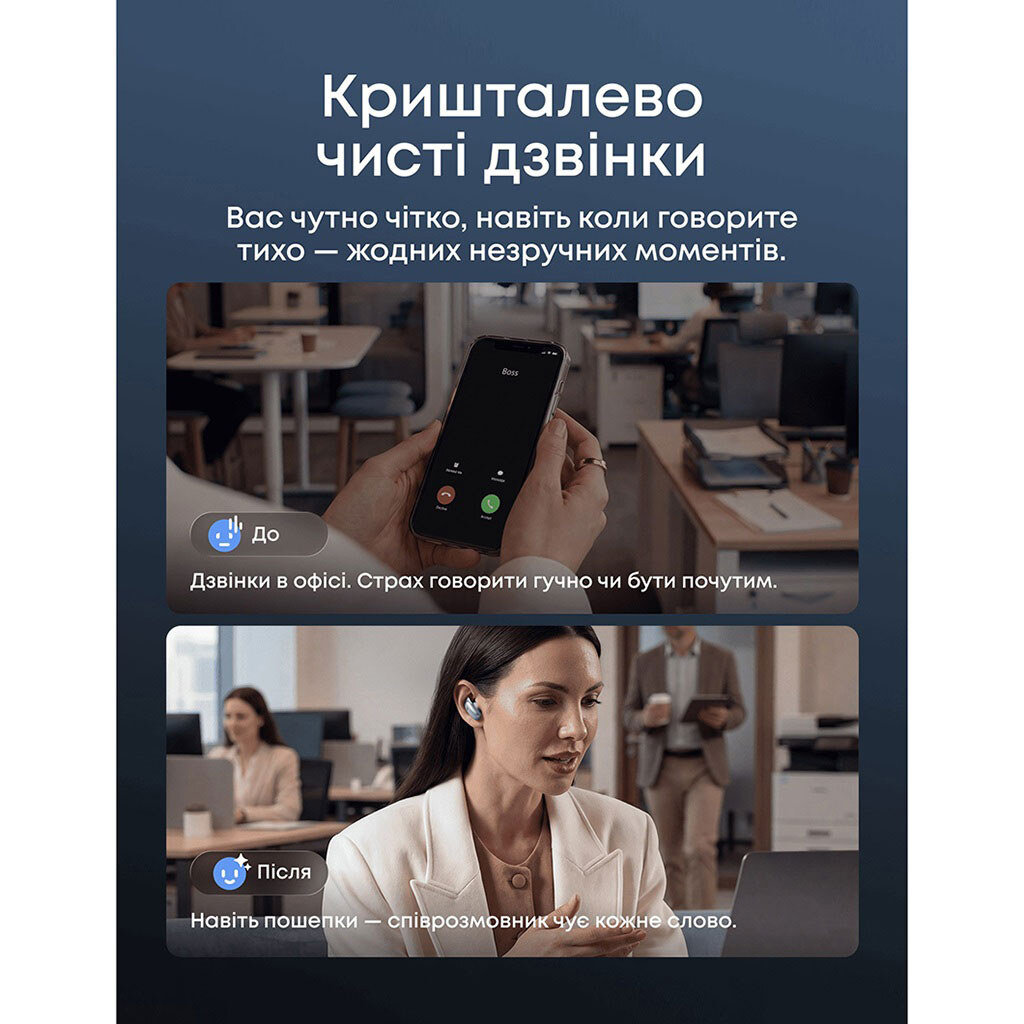 Bluetooth-гарнітура Anker SoundCore Liberty 5 Pro, З мікрофоном, Стерео, Синій - № 10 Bluetooth-гарнітура Anker SoundCore Liberty 5 Pro, З мікрофоном, Стерео, Синій - № 10