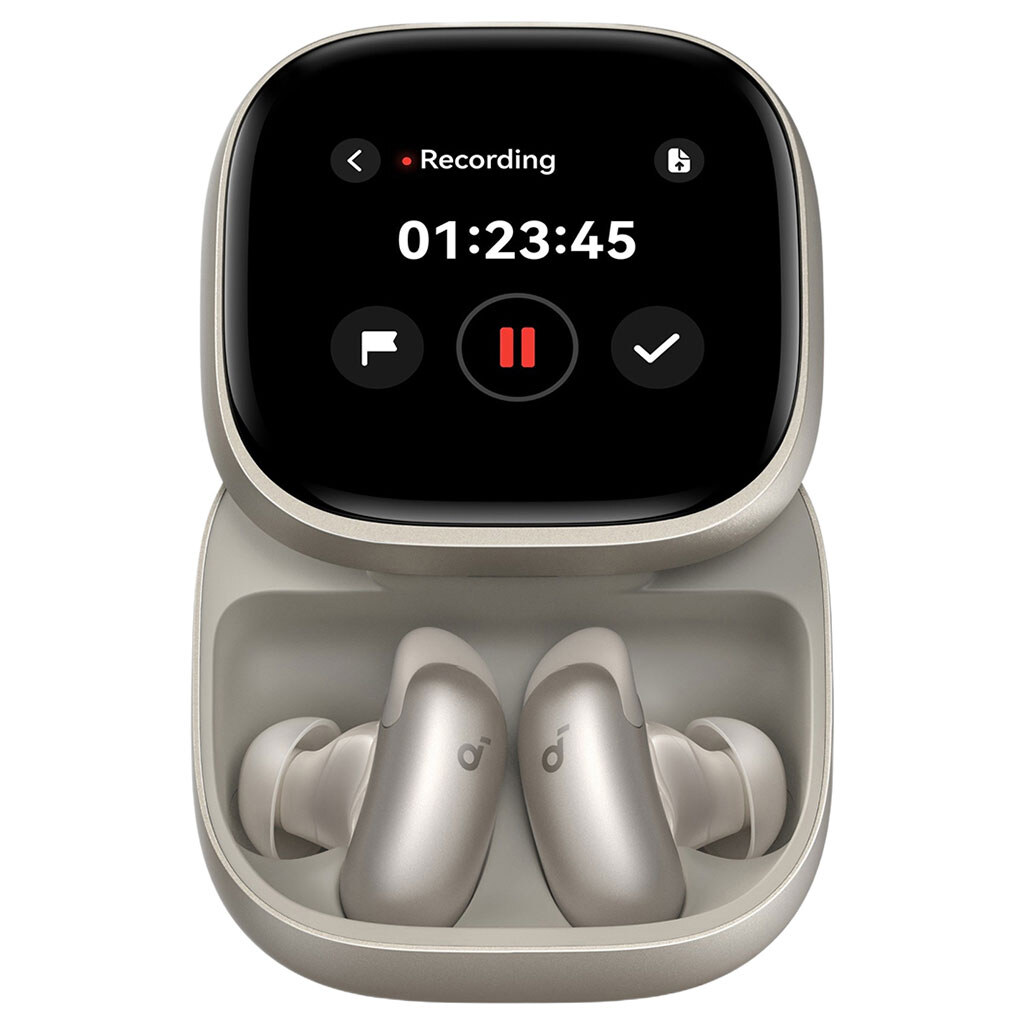 Bluetooth-гарнітура Anker SoundCore Liberty 5 Pro Max, З мікрофоном, Стерео, Золотий - № 3 Bluetooth-гарнітура Anker SoundCore Liberty 5 Pro Max, З мікрофоном, Стерео, Золотий - № 3