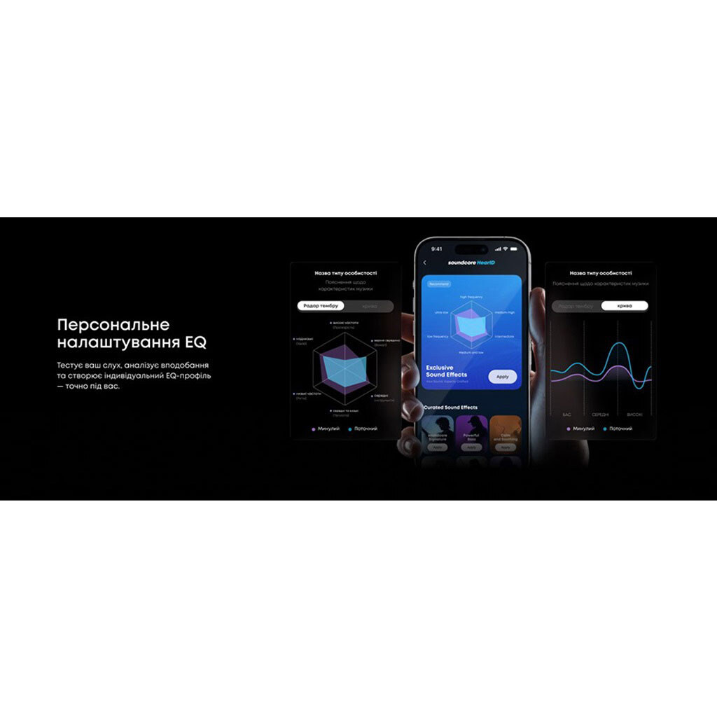 Bluetooth-гарнітура Anker SoundCore Liberty 5 Pro Max, З мікрофоном, Стерео, Золотий - № 15 Bluetooth-гарнітура Anker SoundCore Liberty 5 Pro Max, З мікрофоном, Стерео, Золотий - № 15