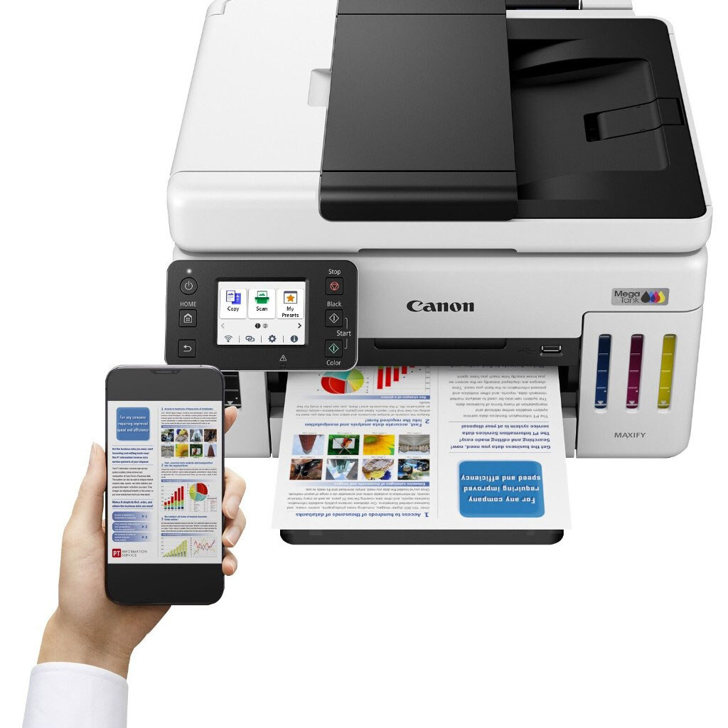 МФУ А4 Canon Maxify GX6140, Білий - № 10 МФУ А4 Canon Maxify GX6140, Білий - № 10