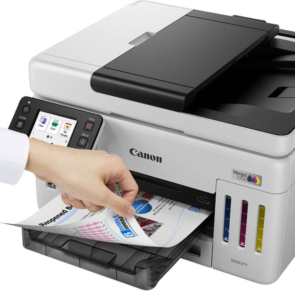 МФУ А4 Canon Maxify GX6140, Білий - № 11 МФУ А4 Canon Maxify GX6140, Білий - № 11