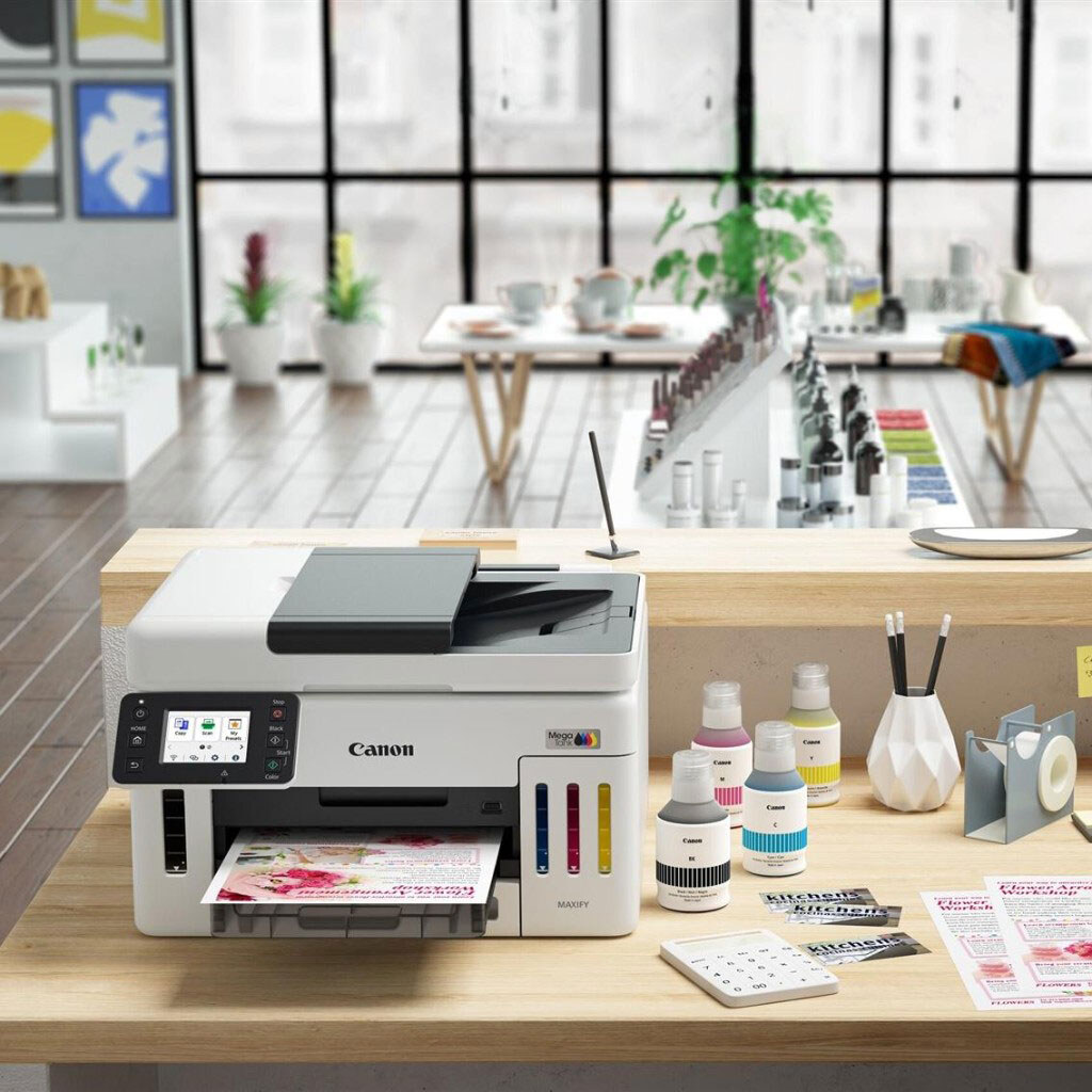 МФУ А4 Canon Maxify GX6140, Білий - № 13 МФУ А4 Canon Maxify GX6140, Білий - № 13