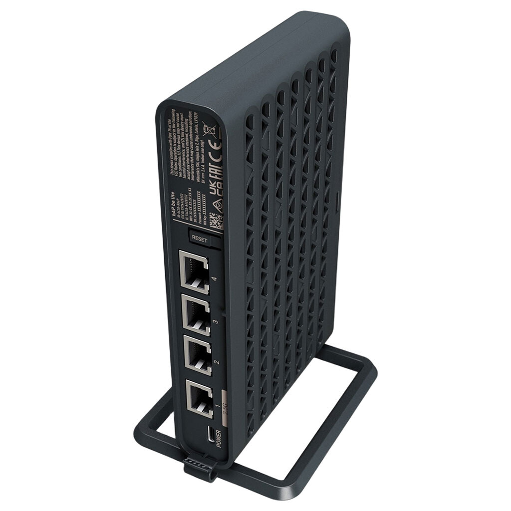 Беспроводной маршрутизатор MikroTik hAP be lite, Черный - № 1 Беспроводной маршрутизатор MikroTik hAP be lite, Черный - № 1