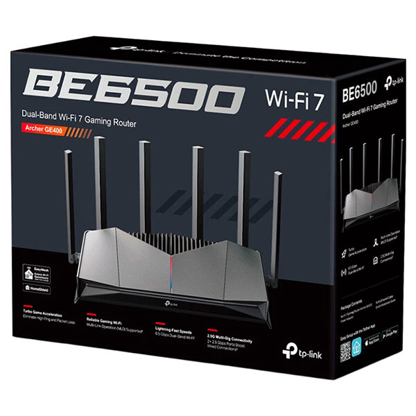 Бездротовий маршрутизатор TP-Link Archer GE400, Чорний - № 4 Бездротовий маршрутизатор TP-Link Archer GE400, Чорний - № 4