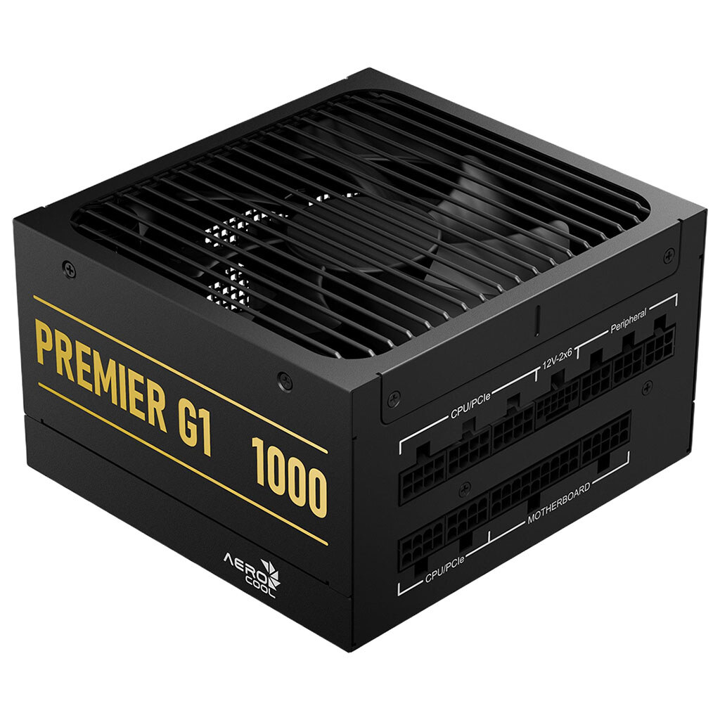Блок живлення для корпусів AeroCool Premier G1 1000, Чорний - № 1 Блок живлення для корпусів AeroCool Premier G1 1000, Чорний - № 1