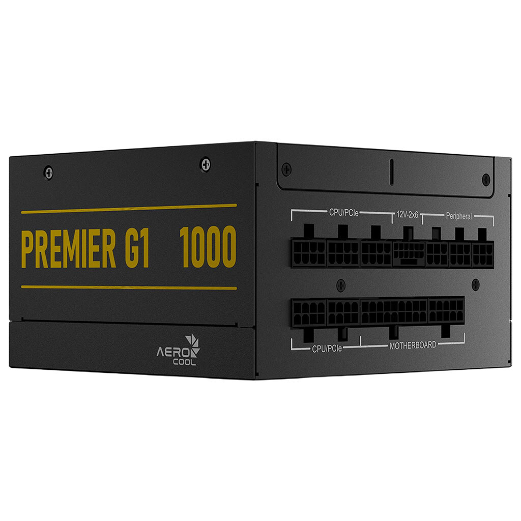 Блок живлення для корпусів AeroCool Premier G1 1000, Чорний - № 4 Блок живлення для корпусів AeroCool Premier G1 1000, Чорний - № 4