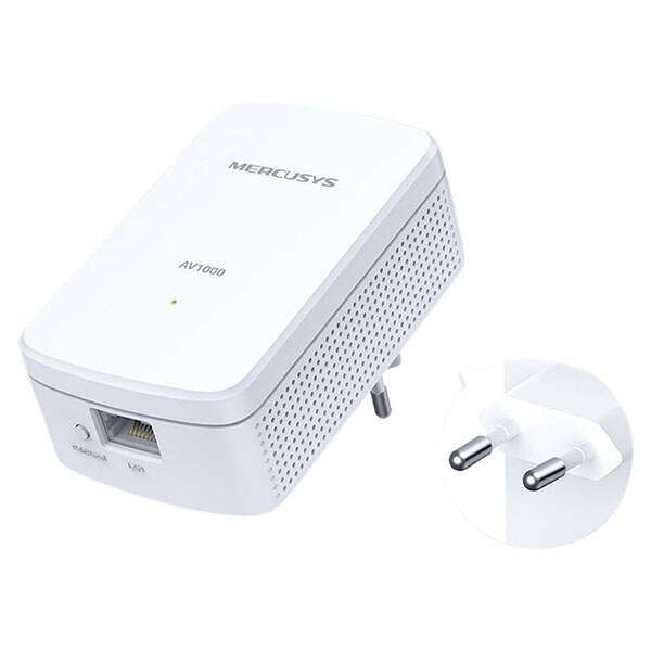 Комплект адаптерів Powerline Mercusys MP500 Kit, Білий - № 2 Комплект адаптерів Powerline Mercusys MP500 Kit, Білий - № 2