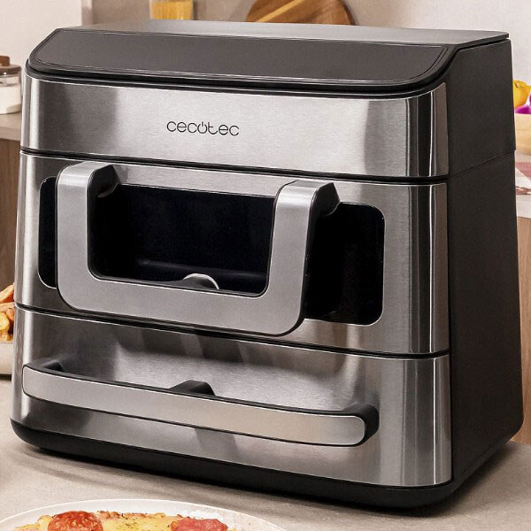 Мультипечь Cecotec Cecofry FoodCourt 18000 4Pizza+, Серый - № 3 Мультипечь Cecotec Cecofry FoodCourt 18000 4Pizza+, Серый - № 3