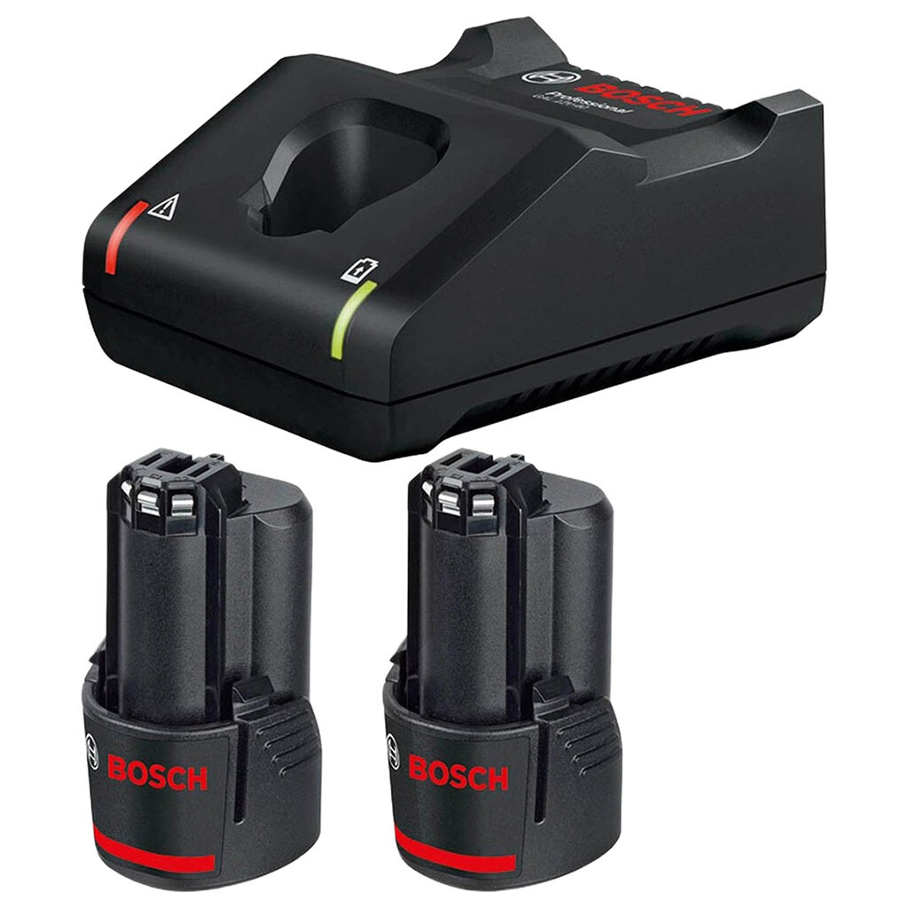Набір акумуляторів та зарядний пристрій Bosch Professional GBA 12В - № 1 Набір акумуляторів та зарядний пристрій Bosch Professional GBA 12В - № 1