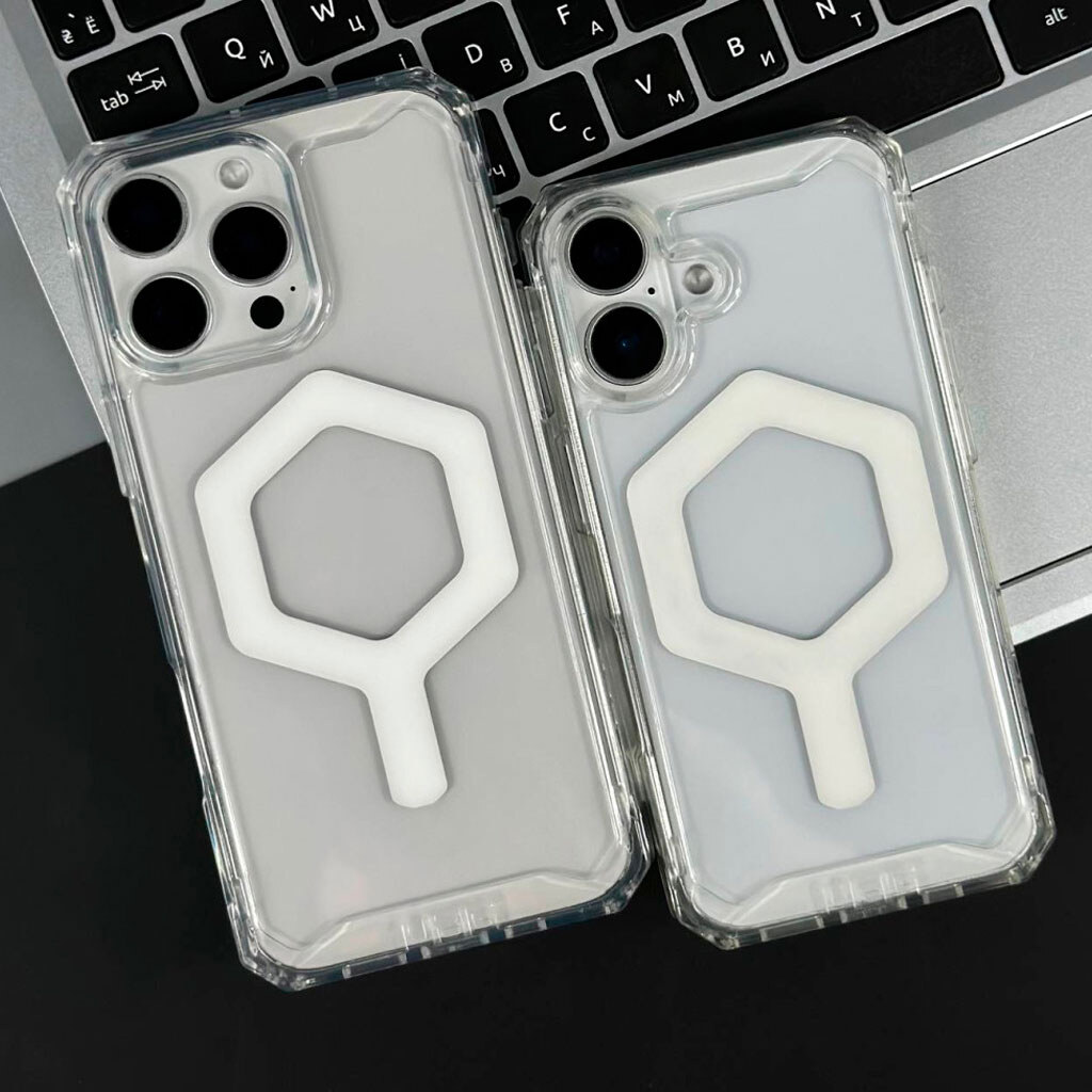 Чехол (накладка) Apple iPhone 12 Pro Max, UAG Pathfinder Clear, MagSafe, Черный - № 5 Чехол (накладка) Apple iPhone 12 Pro Max, UAG Pathfinder Clear, MagSafe, Черный - № 5