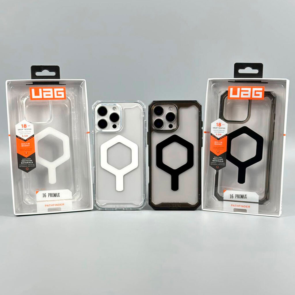 Чохол (накладка) Apple iPhone 13 Pro, UAG Pathfinder Clear, MagSafe, Білий - № 8 Чохол (накладка) Apple iPhone 13 Pro, UAG Pathfinder Clear, MagSafe, Білий - № 8