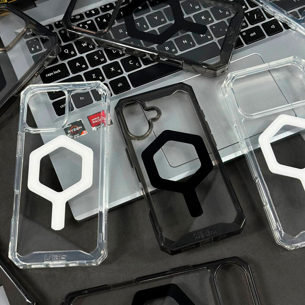 Чехол (накладка) Apple iPhone 14 Pro, UAG Pathfinder Clear, MagSafe, Белый - № 7 Чехол (накладка) Apple iPhone 14 Pro, UAG Pathfinder Clear, MagSafe, Белый - № 7