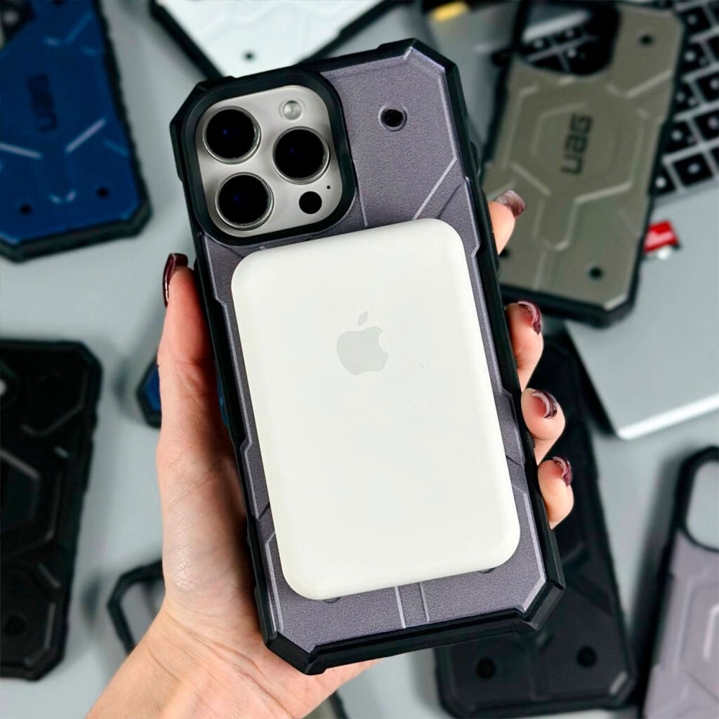 Чехол (накладка) Apple iPhone 16 Pro Max, UAG Pathfinder, MagSafe, Khaki, Зеленый - № 3 Чехол (накладка) Apple iPhone 16 Pro Max, UAG Pathfinder, MagSafe, Khaki, Зеленый - № 3