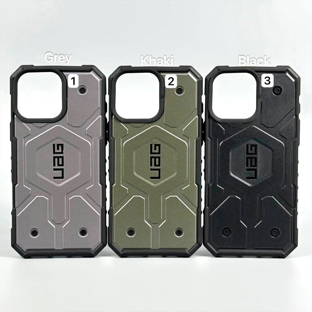 Чехол (накладка) Apple iPhone 16 Pro Max, UAG Pathfinder, MagSafe, Khaki, Зеленый - № 7 Чехол (накладка) Apple iPhone 16 Pro Max, UAG Pathfinder, MagSafe, Khaki, Зеленый - № 7