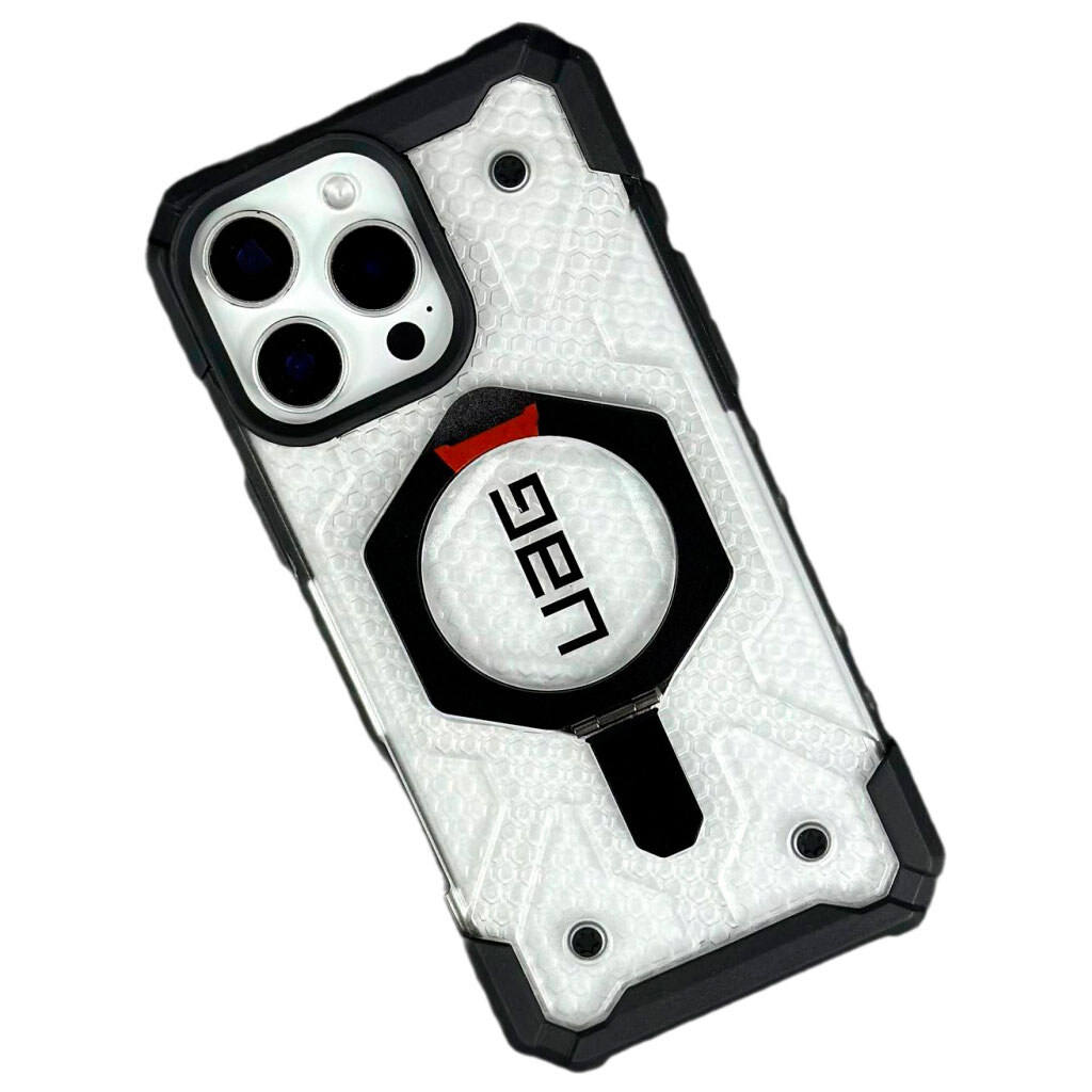 Чехол (накладка) Apple iPhone 16 Pro Max, UAG Plasma, MagSafe, Прозрачный - № 1 Чехол (накладка) Apple iPhone 16 Pro Max, UAG Plasma, MagSafe, Прозрачный - № 1