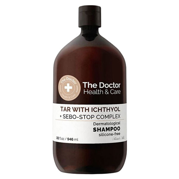 Шампунь для волосся The Doctor Health & Care "Tar with Ichthyol Sebo-stop Complex", 946мл, The Doctor Health & Care - № 1 Шампунь для волосся The Doctor Health & Care "Tar with Ichthyol Sebo-stop Complex", 946мл, The Doctor Health & Care - № 1