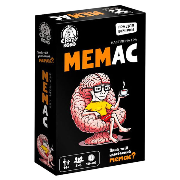 Гра настільна розважальна. "Мемас", укр, Vladi Toys - № 2 Гра настільна розважальна. "Мемас", укр, Vladi Toys - № 2