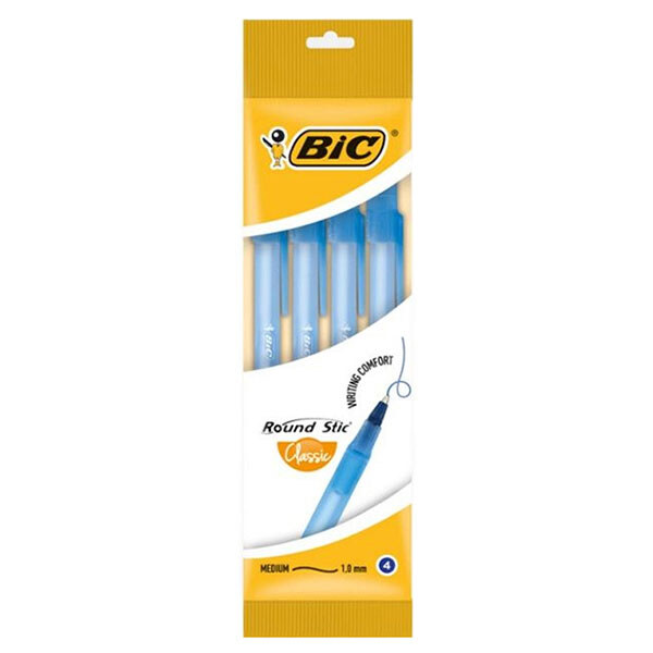 Ручка "Round Stic", 4 шт., Bic - № 1 Ручка "Round Stic", 4 шт., Bic - № 1