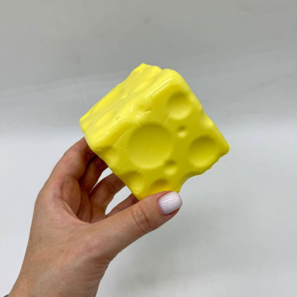 Сквиш "Сыр классический", 7x7 см, Mic - № 2 Сквиш "Сыр классический", 7x7 см, Mic - № 2